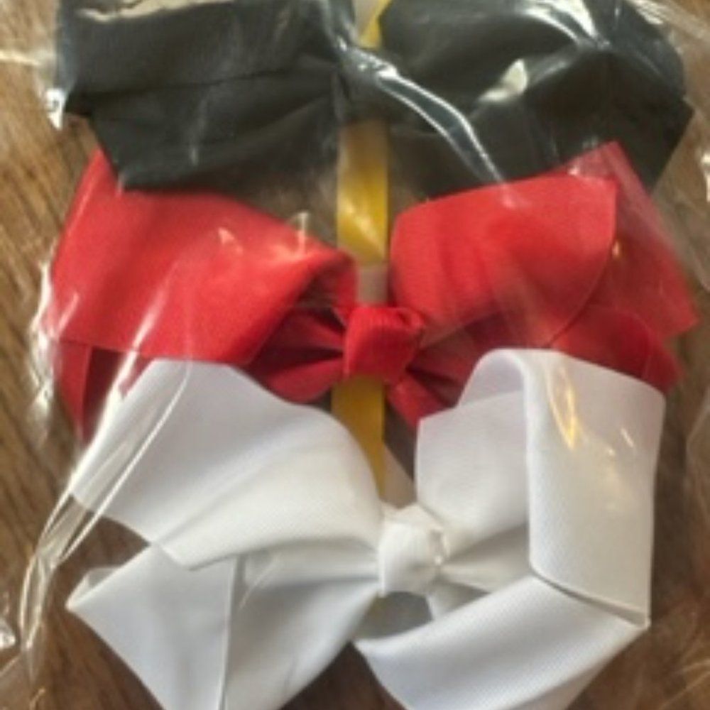 Bundle of (3) 6" Bow  B8193  Handmade NWT Boutique